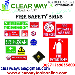Fire Safety Signs Dealer In Mussafah , Abudhabi ,uae