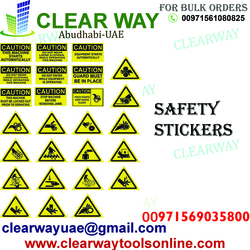 Safety Stickers Dealer In Mussafah , Abudhabi ,uae