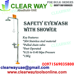 Safety Eyewash With Shower Dealer In Mussafah , Abudhabi, Uae