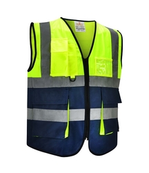 Dual Color Safety Vest - Dazzle from SAMS GENERAL TRADING LLC
