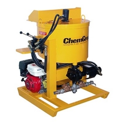 Gas Powered, Hydraulic Driven, Skid Mounted, Grout Pump