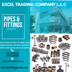 PIPE & FITTINGS SUPPLIERS AND DEALERS IN ABUDHABI from EXCEL TRADING COMPANY L L C