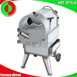 Large vertical vegetable cutting machine dicing slicing and shredding machine