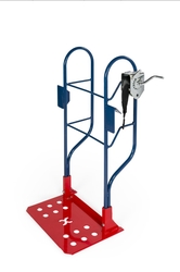 HAND TRUCK WITH TABLE LIFT ATTACHMENT