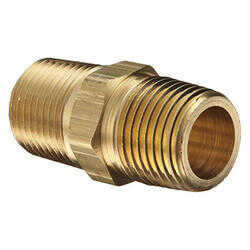 Brass Hex Nipple from VINNOX PIPING PRODUCTS