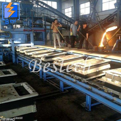 Foundry Clay Sand Molding Production Line for Manhole Cover from QINGDAO BESTECH MACHINERY CO.,LTD