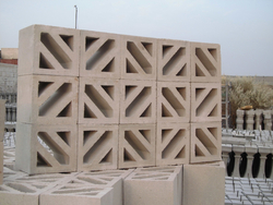 Concrete claustra block supplier in Ajman from ALCON CONCRETE PRODUCTS FACTORY LLC