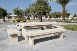 Precast Concrete Street Furniture Manufacturer in Abu Dhabi from ALCON CONCRETE PRODUCTS FACTORY LLC