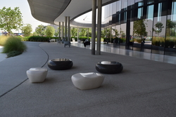 Pebble Seat Manufacturer in UAE from ALCON CONCRETE PRODUCTS FACTORY LLC