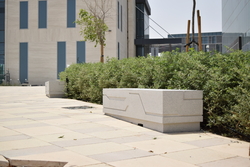 Concrete bench supplier in Bahrain from ALCON CONCRETE PRODUCTS FACTORY LLC