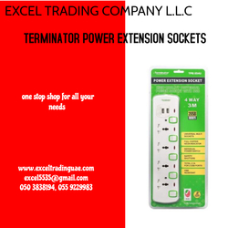 Terminator Brand Universal Power Extension Socket 