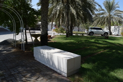 Precast Concrete Bench Supplier in Al Ain from DUCON BUILDING MATERIALS LLC