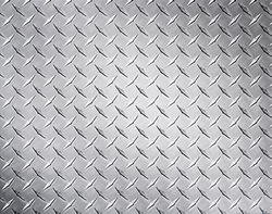 Chequered steel plate