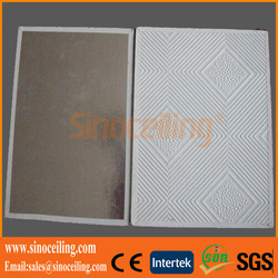 Pvc Laminated Gypsum Ceiling Tile,pvc Gypsum Board