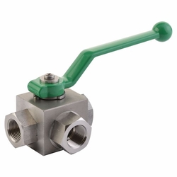 Stainless Steel 3 Way Valve from PETROMET FLANGE INC.