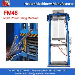 MGO powder filling machine for tube heaters
