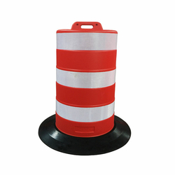 110cm Reflective Traffic Safety Channelizer Drums Road Safety Barrier