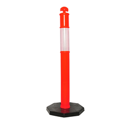110cm Traffic Safety T-Bollard Road Safety Warning Post Delineator Post