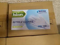 Nitrile Gloves - Disposable Single Use, Prepowdered