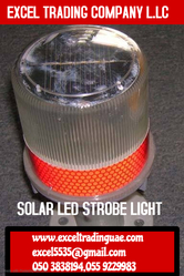 SOLAR LED STROBE LIGHTS from EXCEL TRADING COMPANY L L C