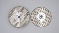 105mm-230mm EL1 MTX Electroplated Diamond Dry Saw Blade With Side Protection Cutting Marble Ceramic Stone Disc