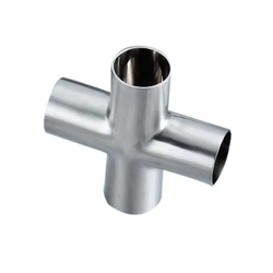 Stainless Steel Dairy Cross Tee from TRYCHEM METAL AND ALLOYS