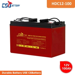  Csbattery 12v 100ah Solar-storage Lead Carbon Battery For Electric-power-vehicles/backup-power-supply/marine