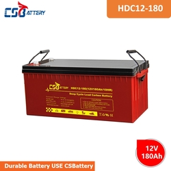  Csbattery 12v180ah High-performance Lead Carbon Battery For Marine/medical-equipment/alarm-system/solar-storage