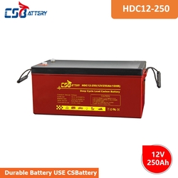  Csbattery 12v250ah Power-storage Lead Carbon Battery For Automotive/vehicle/truck/car/power-station/fire/security-system