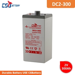 CSBattery 2v300ah backup power AGM Battery for Led-Lamp/Electric-Scooter/golf-car/Booster-Pumps/recreational-equipment 							