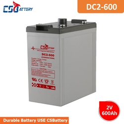 CSBattery 2V 600Ah power storage AGM Battery for Wind/solar/power-generation/electric-energy-storage 							