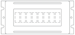 Monochrome LCM Character Type  PLC0801CW