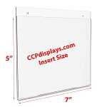Acrylic wall sign holder is available from CCP Displays at a reasonable price