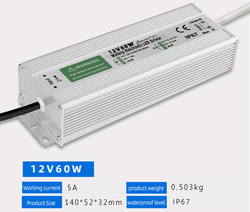 Ultra-thin Power Supply Ip67 Wa-12v-100w