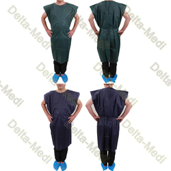 Delta-medi Sterile Sms / Pp Disposable Protective Apparel Patient Gown Without Sleeves