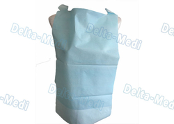 Delta-medi Patient Disposable Paper Bibs With Pocket , 2 Ply / 3 Ply Custom Printed Disposable Bibs