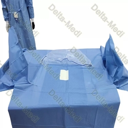Delta-Medi Reinforced Sterile Gynecology Obstetrics Drapes Pack Integrated With Leggings