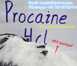 99% purity no customs issues Procaine hydrochloride/Procaina hydrochloride powder wholesale 