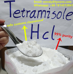 no customs issues 99% purity Tetramisole hydrochloride/Tetramisola hydrochloride powder wholesale 