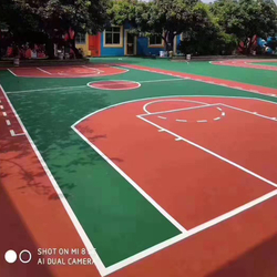8mm Silicon PU（SPU）basketball court flooring materials