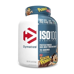 Dymatize Iso100 Hydrolyzed Whey Isolate Protein Powder - Cocoa Pebbles, 5 Lb
