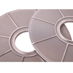 biaxially oritented stainless steel leaf disc filter