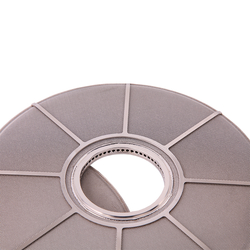 biaxially oritented stainless steel leaf disc filter