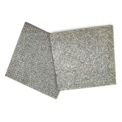 Metal grid-porous Titanium fiber felt for PEM fuel cell