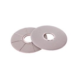 8.75 inch stainless steel fiber sintered disc for high viscosity melt filtration