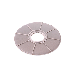 porous filter disc for high viscosity melt filtration
