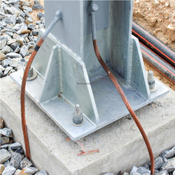 Copper clad steel earth wire for undergrounding built