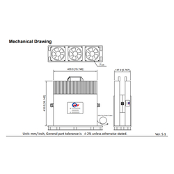 DC-3GHz RF Coaxial Attenuator 2000W 50Omh