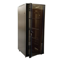 Rack With Perforated Back Door