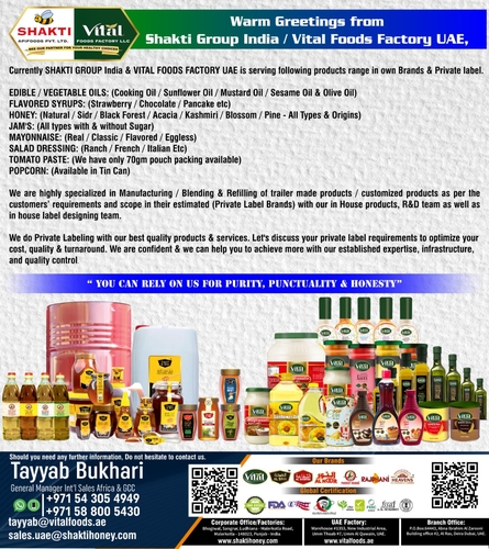 SHAKTI GROUP India / VITAL FOODS FACTORY UAE